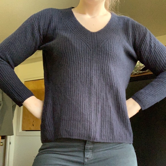 Madewell Sweaters - 🍋BOGO | MADEWELL | Navy Ribbed Woodside Pullover